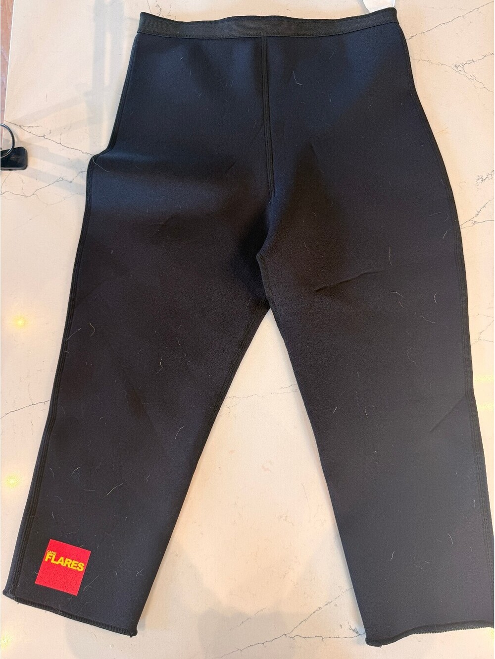 Capri Flares Neoprene Sauna Capri Pants, Size M